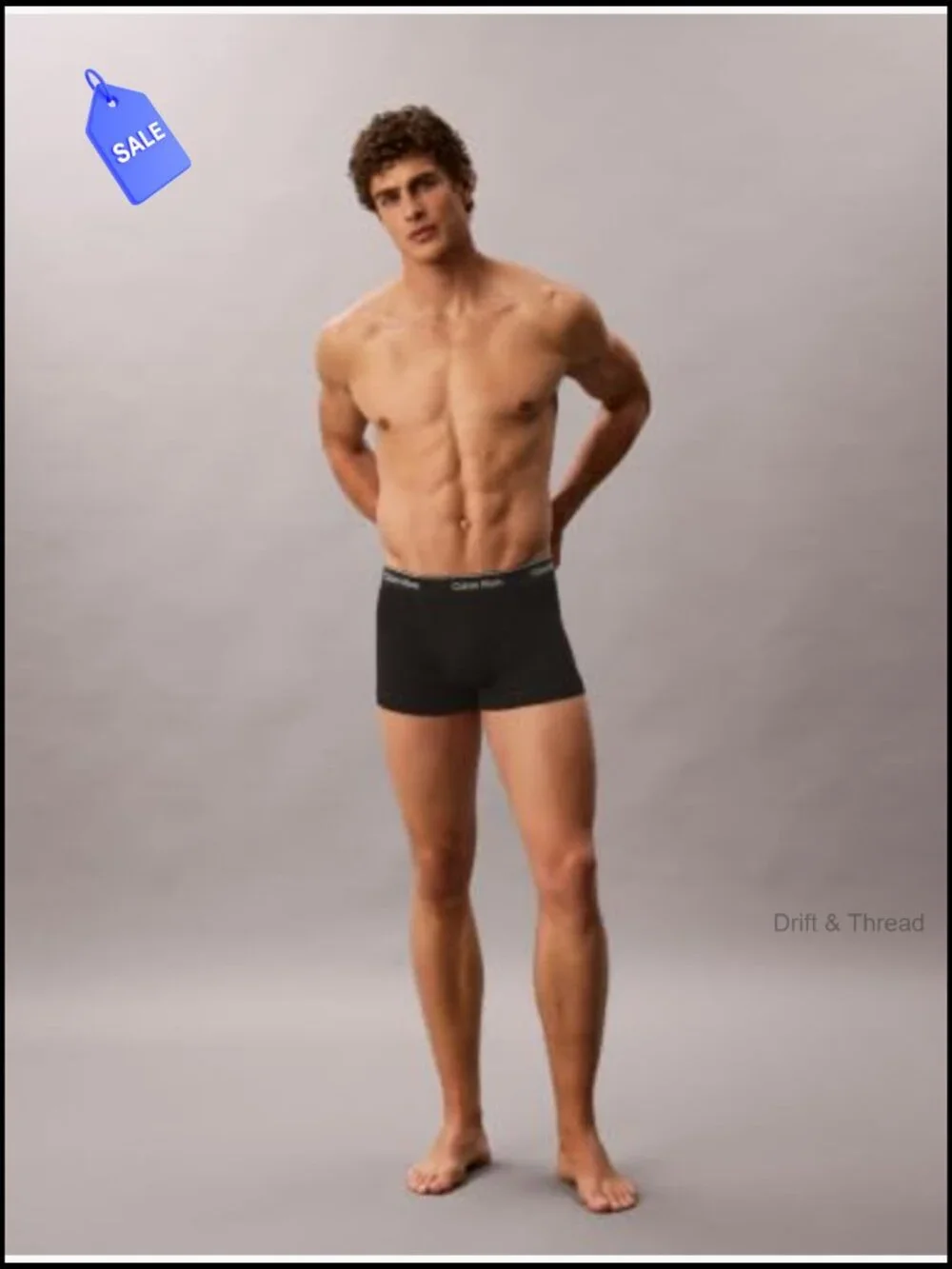 Men's Cotton Trunks 5-Pack Underwear - Large